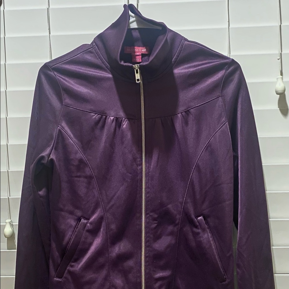 H&M by Madonna purple track jacket